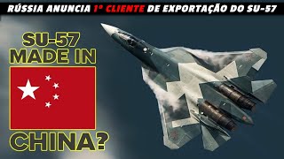 Show aéreo do SU57 garantiu vendas para a China Rússia anuncia 1º cliente de exportação do SU57 [upl. by Sasnett]