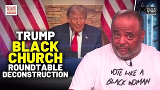 Roland DECONSTRUCTS Trump STRAIGHTA LYING During Black Church Roundtable In Michigan [upl. by Nowaj]