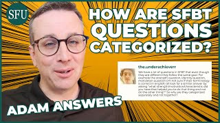 Why are SFBT Questions Categorized the Way They Are  Adam Answers [upl. by Mosi]