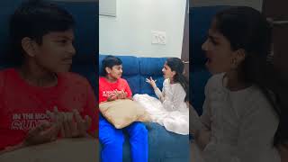 Manasu😅rehanshi Kogantiwith brotheryoutubeshortsfunny dialogues [upl. by Obola485]