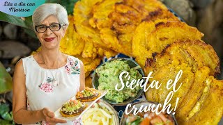 Cómo preparar Patacones Tostones crujientes y deliciosos [upl. by Balliett232]