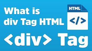 Div Tag  How to use Div Tag in HTML [upl. by Ivo]