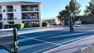 Bristol and Jason pickleball match 2021 St George Utah [upl. by Yewed]