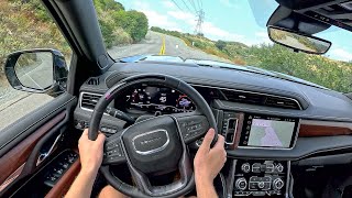 2023 GMC Yukon Denali Ultimate  POV Test Drive Binaural Audio [upl. by Maurita327]