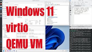 Windows 11 using virtio QEMU virtual machine VM tutorial for beginners  July 2023  331c0494 [upl. by Ecnerolf]