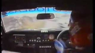 Irish Rally Driver Bertie Fisher amazing driving to avoid a crash at 120 mph [upl. by Gusti]