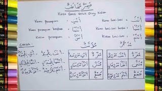 Belajar Bahasa Arab  Dasar Ilmu Shorof Pengantar  Seri 001 [upl. by Adnorat]