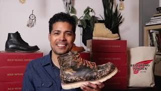 Red Wing 8884 Camouflage Moc Toe in Mossy Oak Leather [upl. by Jeni766]