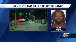 Police 29yearold dead after shooting near The Banks Friday night [upl. by Dnalyk]