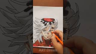 Drawing Doma🤩🥰Demon Slayer animeart [upl. by Rebekkah]