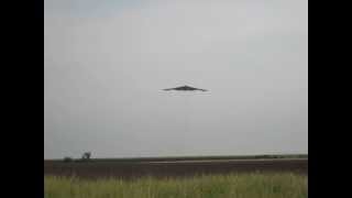 B2 Stealth Bomber Takeoff  Whiteman AFB 2012 [upl. by Hugo]