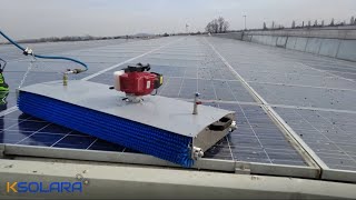 New Solar Panel Cleaning Equipment  Solar Panel Cleaning Machine For Roof Top Solar Photovoltaics [upl. by Tham]