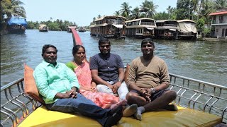 Shikara boat full ride in kerala back waters [upl. by Robinetta]