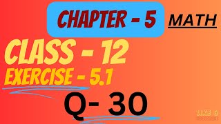 Class 12 Ex 51 Q30 Math  Continuity  Chapter 5 Q30 Ex 51 Class 12 MathEx 51 Q30 Class 12 Math [upl. by Asum529]