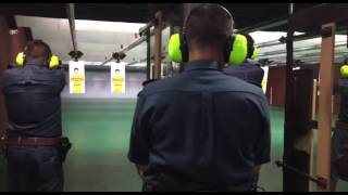 Livefiring training at the Certis Cisco indoor shooting range [upl. by Sadoc]