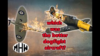 Dogfight Battle WW2Dogfight Comparison  Spitfire versus the Messerschmitt 109 in ww2 [upl. by Mord367]