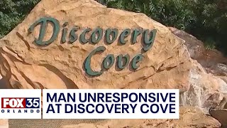 Man found unresponsive in Discovery Cove pool in possible drowning deputies say [upl. by Xuerd]