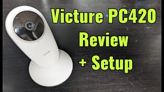 Victure PC420 WiFi Baby Monitor Review  Setup on the App  from Walmart [upl. by Ariamoy498]