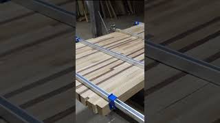 Harbor Freight Clamps Butcher Block diy diywoodworking woodworking [upl. by Atiekram]