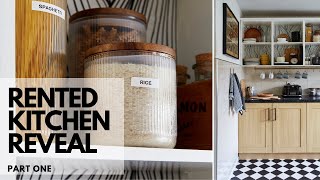 RENTED KITCHEN REVEAL  PART 1 [upl. by Tserof]