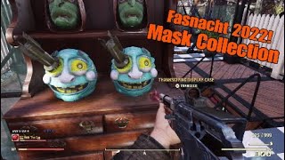 Mask Collection Fasnacht 2022  Helvetia WV  Fallout 76  PS4PS5  Look [upl. by Robillard]