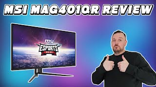 MSI MAG401QR 40quot Ultrawide Monitor Review  Is It Worth It [upl. by Kahl874]