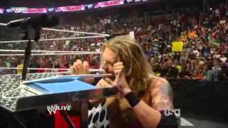 WWE Monday Night Raw 06 September 2010  Edge Vs The Great Khali [upl. by Delora]