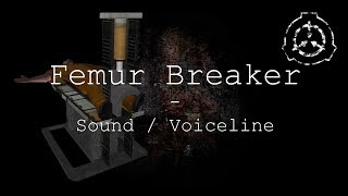 Femur Breaker  Sound  Voiceline with Subtitles  SCP  Containment Breach v1311 [upl. by Imrots649]