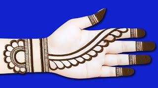 Stylish mehndi design front hand mehndi design easy amp simple  mehandi ka design  mehndi designs [upl. by Larry]