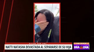 Devastada Natti Natasha tras separarse de su hija en su primer día de escuela [upl. by Gora]