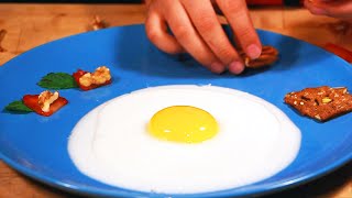 Molecular gastronomy Dessert egg Video 2 [upl. by Cyma]