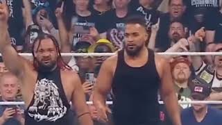 Anyone else notice Tama Tonga and Tonga Loas reaction wwe smackdown [upl. by Tnaryb298]