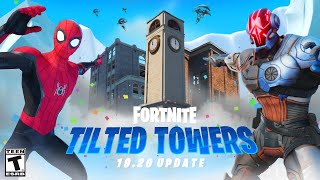 Fortnite TILTED TOWERS Update  NEW Secrets and Updates [upl. by Asereht]