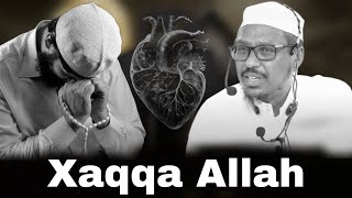 Xaqqa Allah Nagu Leeyahay  Muxaadaro  Sh Mustafe Xaaji Ismaaciil [upl. by Saddler]