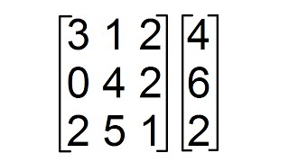 Multiplicación de Matrices de Orden 3x3 y 3x1 Producto de Matrices [upl. by Ahcorb]