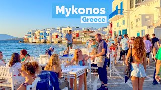 Mykonos Greece 🌴  The Island Of The Winds  4K 60fps HDR Walking Tour [upl. by Darom]