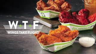 WTF  Wings Take Flight At BurgerFi [upl. by Neelram]