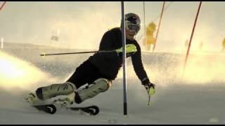 Lindsey Vonn Slow Motion Slalom  Red Bull Moments [upl. by Florencia]