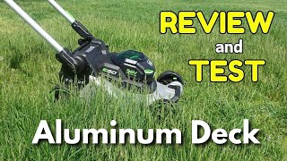 New EGO 2024 Aluminum Deck Mower  REVIEW and TEST  LM2206SP [upl. by Tome767]