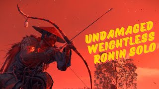 Undamaged Weightless Ronin NMS Solo  Ghost of Tsushima Legends [upl. by Macrae]