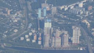 Landing at Sheremetyevo International Airport [upl. by Eelyah]