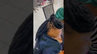 Dreadlocks tutorial foryou dreadstyles viral naturalhair hairstyle tutorial [upl. by Aley]