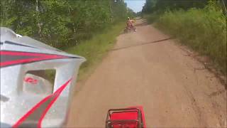 3 wheeler trail riding 86 atc 250r 84 250r 85 350x [upl. by Kcirneh635]