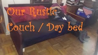 DIY How to make a Rustic Day bed  couch [upl. by Seroka]