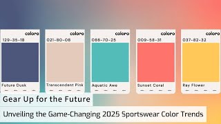 Revolutionize Your Sportswear Line with the Hottest 2025 Color Trends 🔥🌈 [upl. by Fruma]