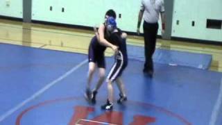 Rebecca Kraft  Wrestling 11302010 VS OSWEGO PLANK [upl. by Carolynne]