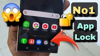 No1 App Lock 🔒 For All SAMSUNG Galaxy Smartphones 😱 S24 Ultra amp S23 Ultra  S21 Fe S23 FE  A51A52 [upl. by Reinal]