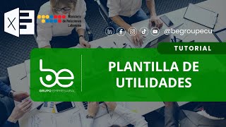 PLANTILLA UTILIDADES TUTORIAL DE USO [upl. by Shaw551]