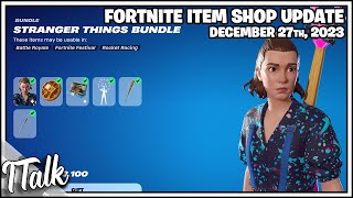 STRANGERS THINGS IS BACK Fortnite Item Shop December 27th 2023 Fortnite Battle Royale [upl. by Nason]