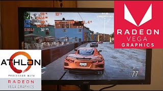 Forza Horizon 5 Vega 3  AMD Athlon 3000G16GB RAMSSD 240GB [upl. by Timmie312]